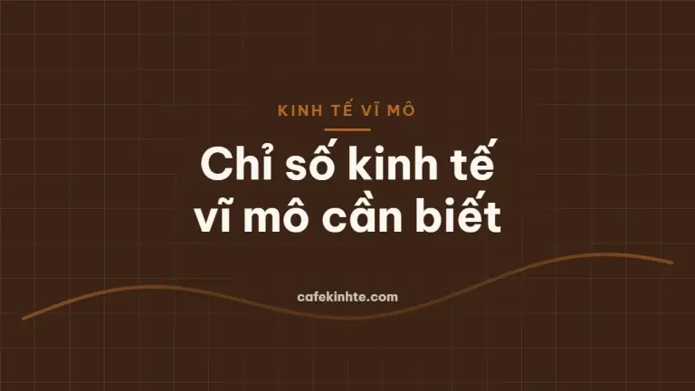 Minh họa các chỉ số kinh tế vĩ mô GDP CPI lãi suất tỷ giá