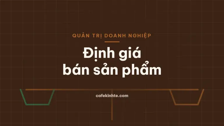 Minh họa định giá bán sản phẩm từ giá vốn
