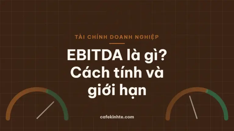Đồng hồ đo minh họa lợi nhuận hoạt động của doanh nghiệp trước lãi vay, thuế và khấu hao