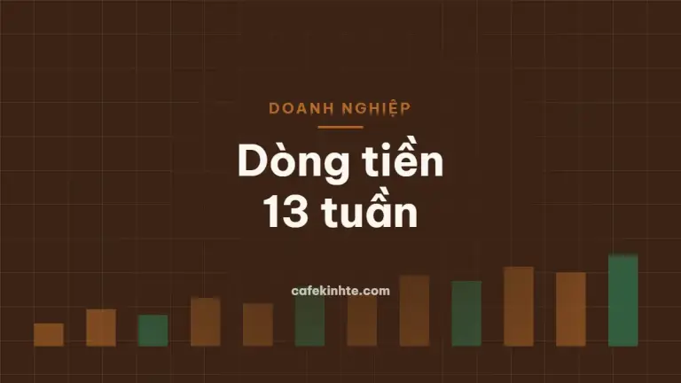 Minh họa kế hoạch dòng tiền 13 tuần cho doanh nghiệp nhỏ