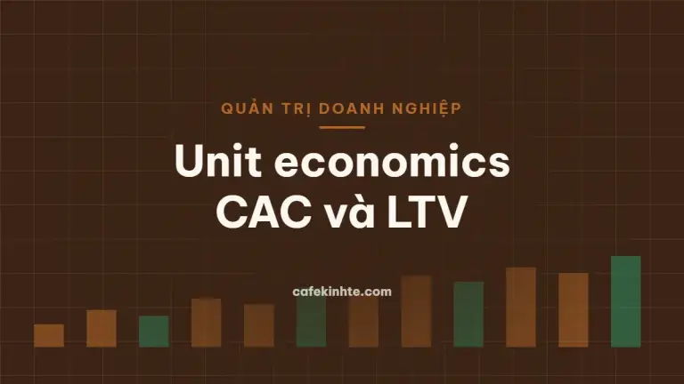 Biểu đồ cột minh họa so sánh chi phí thu hút khách hàng và giá trị vòng đời khách hàng